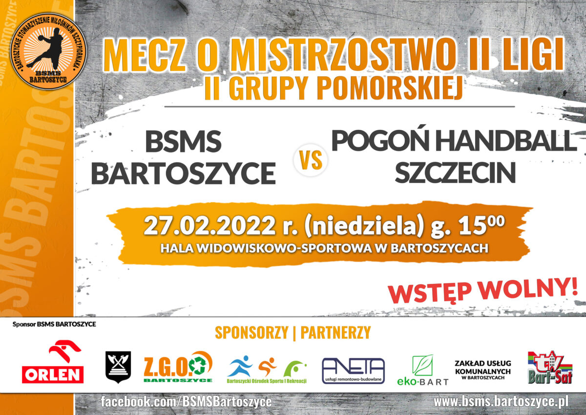 Rewanż z Pogonią Handball Szczecin przed własną publicznością